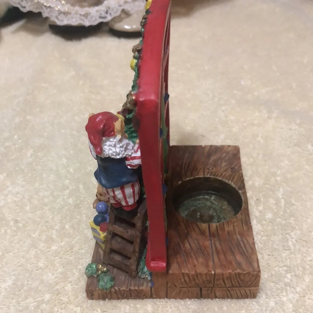 Gift Innovations Christmas Treasure Collection Votive Holder Standing 5